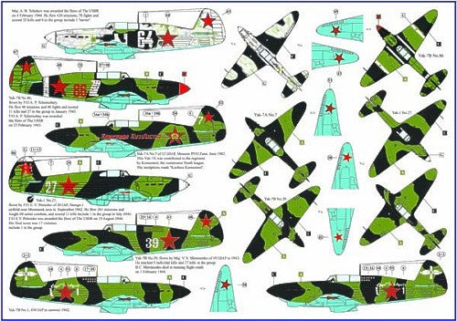AML AMLD72014 1:72 Yakovlev Yak-1 and Yak-7 early versions with etched parts