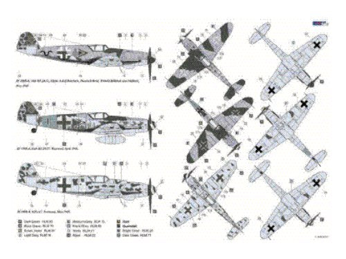 AML AMLD72026 1:72 Messerschmitt Bf-109K-4 Pt 1