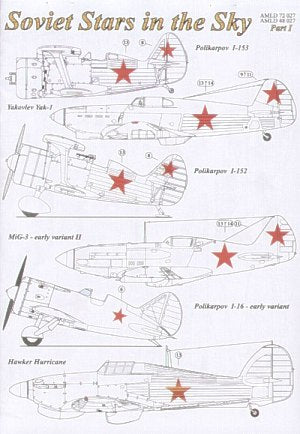 AML AMLD72027 1:72 Soviet Stars in the Skies Pt 1