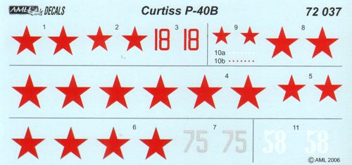 AML AMLD72037 1:72 Red Devils in Curtiss Tomahawks,Part IV.