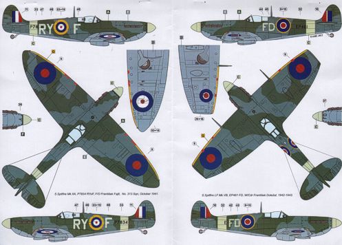 AML AMLD72043 1:48 Czechoslovak commanders in the Supermarine Spitfire
