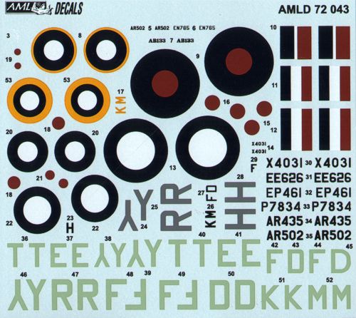 AML AMLD72043 1:48 Czechoslovak commanders in the Supermarine Spitfire