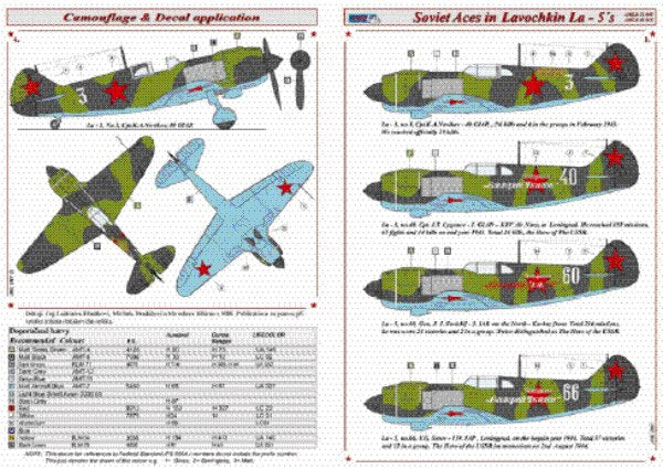 AML AMLD72049 1:72 Lavochkin La-5 Soviet Aces
