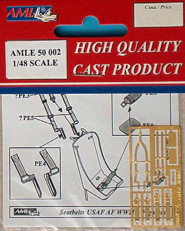 AML AMLE5002 1:48 seatbelts USAF WWII