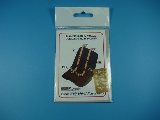 AML AMLE5011 1:48 Fock-Wulf Fw-190A/Fw-190F seatbelts