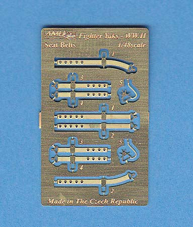 AML AMLE5012 1:48 Yakovlev Yak-1B/Yak-2/Yak-3/Yak-4/Yak-9DD fighter seatbelts
