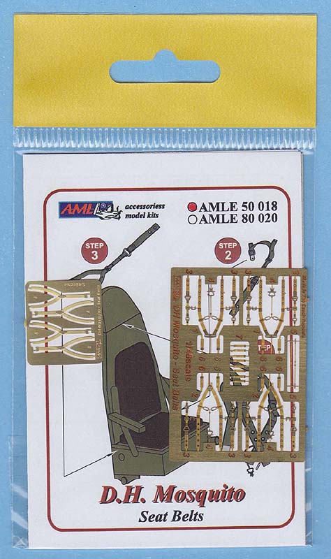AML AMLE5018 1:48 de Havilland Mosquito-seatbelts