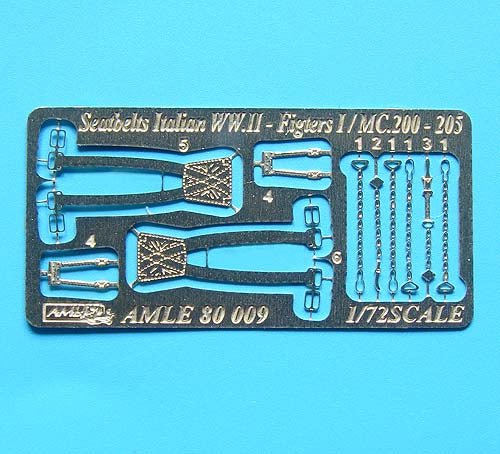 AML AMLE8009 1:72 seatbelts ITALIAN Air Force WW II