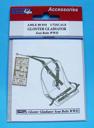 AML AMLE8010 1:72 Gloster Gladiator Mk.I/Mk.II seatbelts RAF WWII