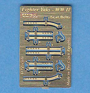 AML AMLE8013 1:72 Yakovlev Yak-1B/Yak-2/Yak-3/Yak-4/Yak-9DD fighter seatbelt