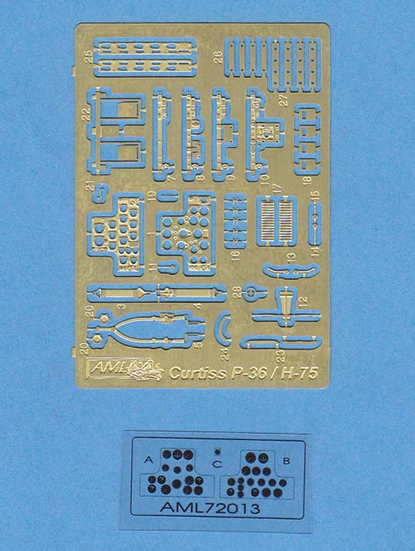 AML AMLE8014 1:72 Curtiss P-36/H-75 Hawk details