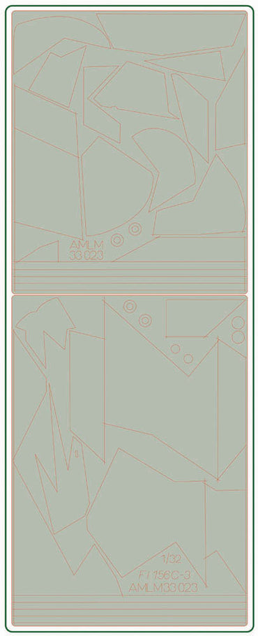 AML AMLM33023 1:32 Fieseler Fi-156C Storch camouflage pattern paint masks