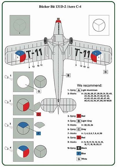 AML AMLM33022 1:32 Bucker Bu-131D-2/Aero C-4