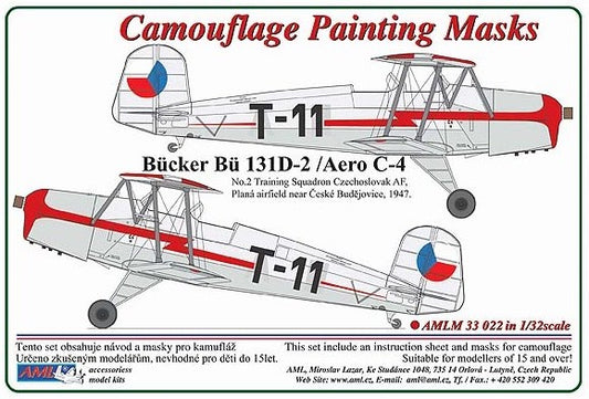 AML AMLM33022 1:32 Bucker Bu-131D-2/Aero C-4