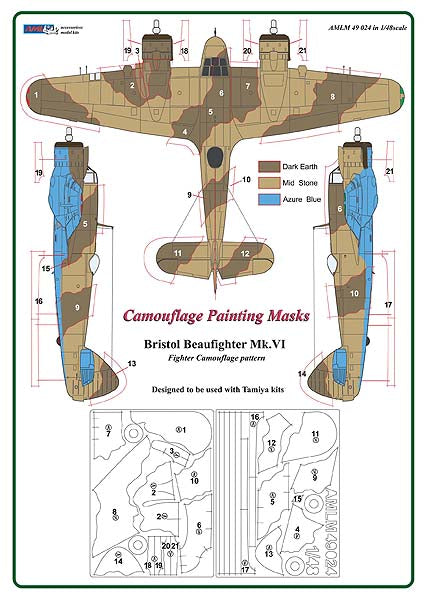AML AMLM49024 1:48 Bristol Beaufighter Mk.VI