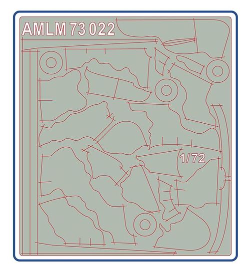 AML M73022 Boulton-Paul Defiant Mk.I 'B' Camouflage Masks 1:72