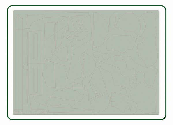 AML AMLM73041 1:72 Curtiss Tomahawk Mk.IIB camouflage pattern paint masks