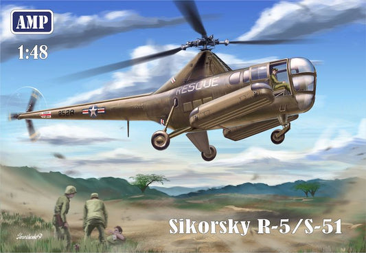 AMP AMP48002 1:48 Sikorsky R-5/S-51 USAF rescue