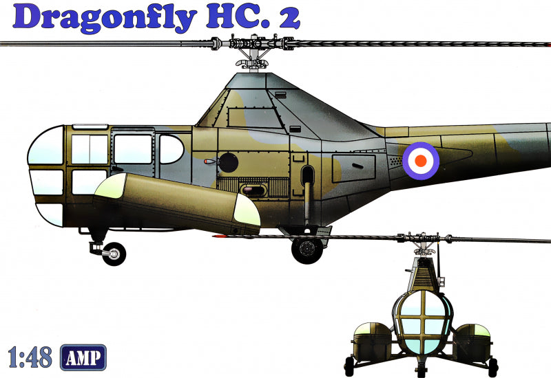 AMP 48003 Westland WS-51 Dragonfly HC.2 Rescue Model Kit 1:48