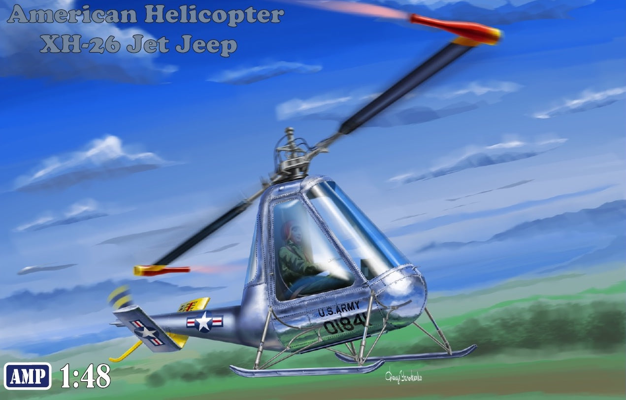 AMP AMP48007 1:48 XH-26 Jet Jeep American helicopter