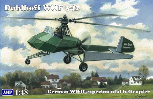 AMP AMP48008 1:48 Doblhoff WNF 342, WWII German experimental helicopter
