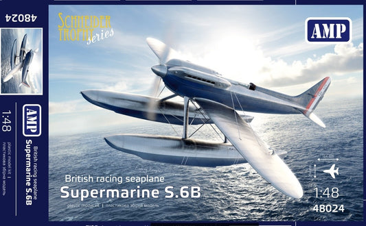 AMP AMP48024 1:48 Supermarine S.6B floatplane