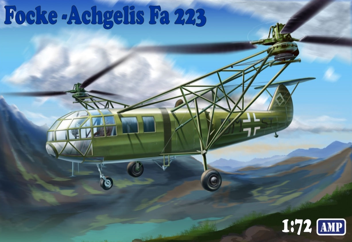 AMP AMP72003 1:72 Focke-Achgelis Fa-223 Luftwaffe