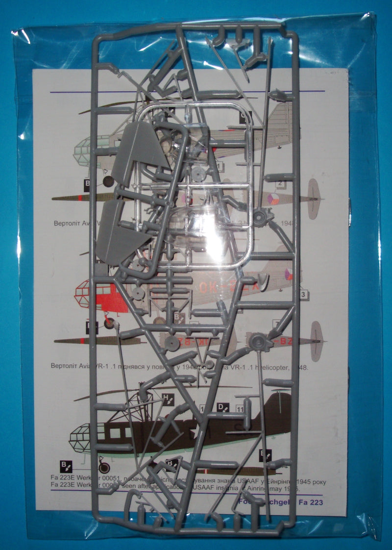 AMP 72005 Fa-223 Luftwaffe/Avia VR-3 with Etched Parts & Masks 1:72