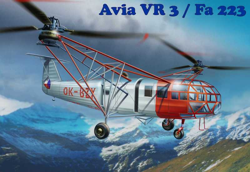 AMP 72005 Fa-223 Luftwaffe/Avia VR-3 with Etched Parts & Masks 1:72