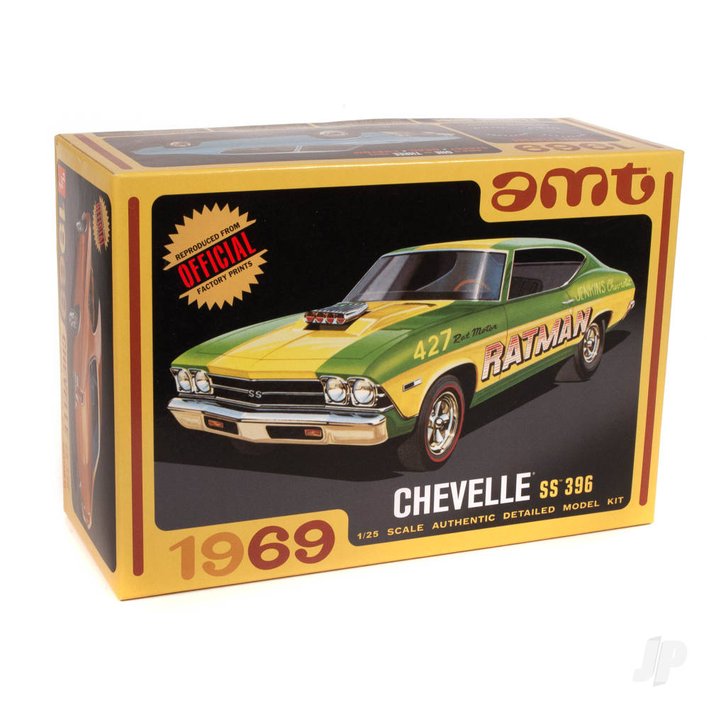 AMT 1138 1969 Chevy Chevelle Hardtop RATMAN 1:25 Model Kit