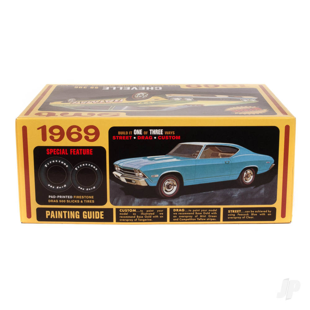 AMT 1138 1969 Chevy Chevelle Hardtop RATMAN 1:25 Model Kit