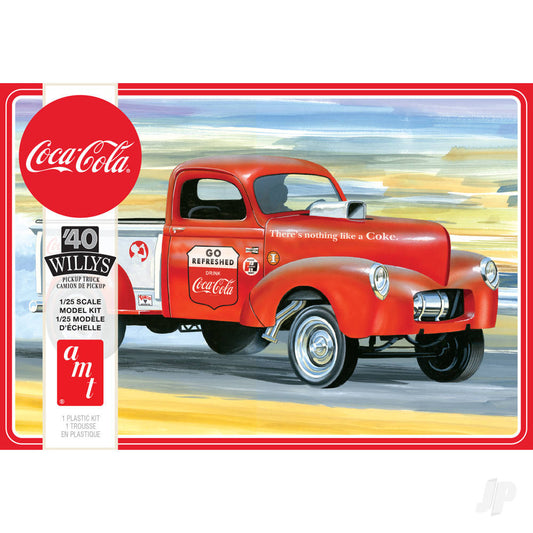 AMT 1145 1940 Willys Pickup Gasser (Coca-Cola) 2T 1:25  Model Kit