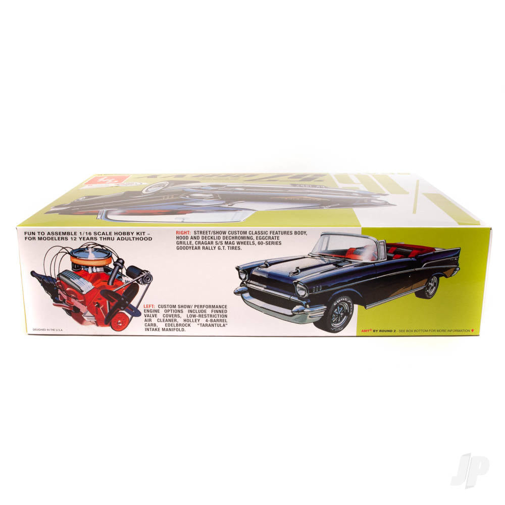 AMT 1159 1957 Chevy Bel Air Convertible 1:16 Plastic Model Kit