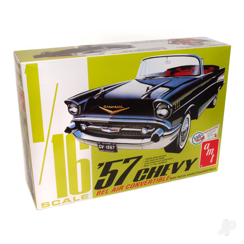 AMT 1159 1957 Chevy Bel Air Convertible 1:16 Plastic Model Kit