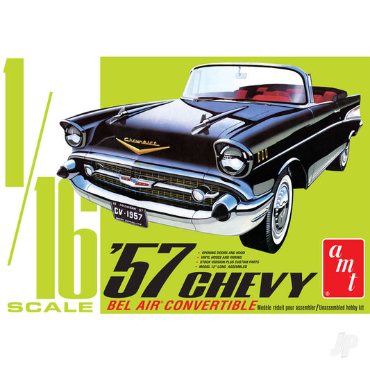 AMT 1159 1957 Chevy Bel Air Convertible 1:16 Plastic Model Kit