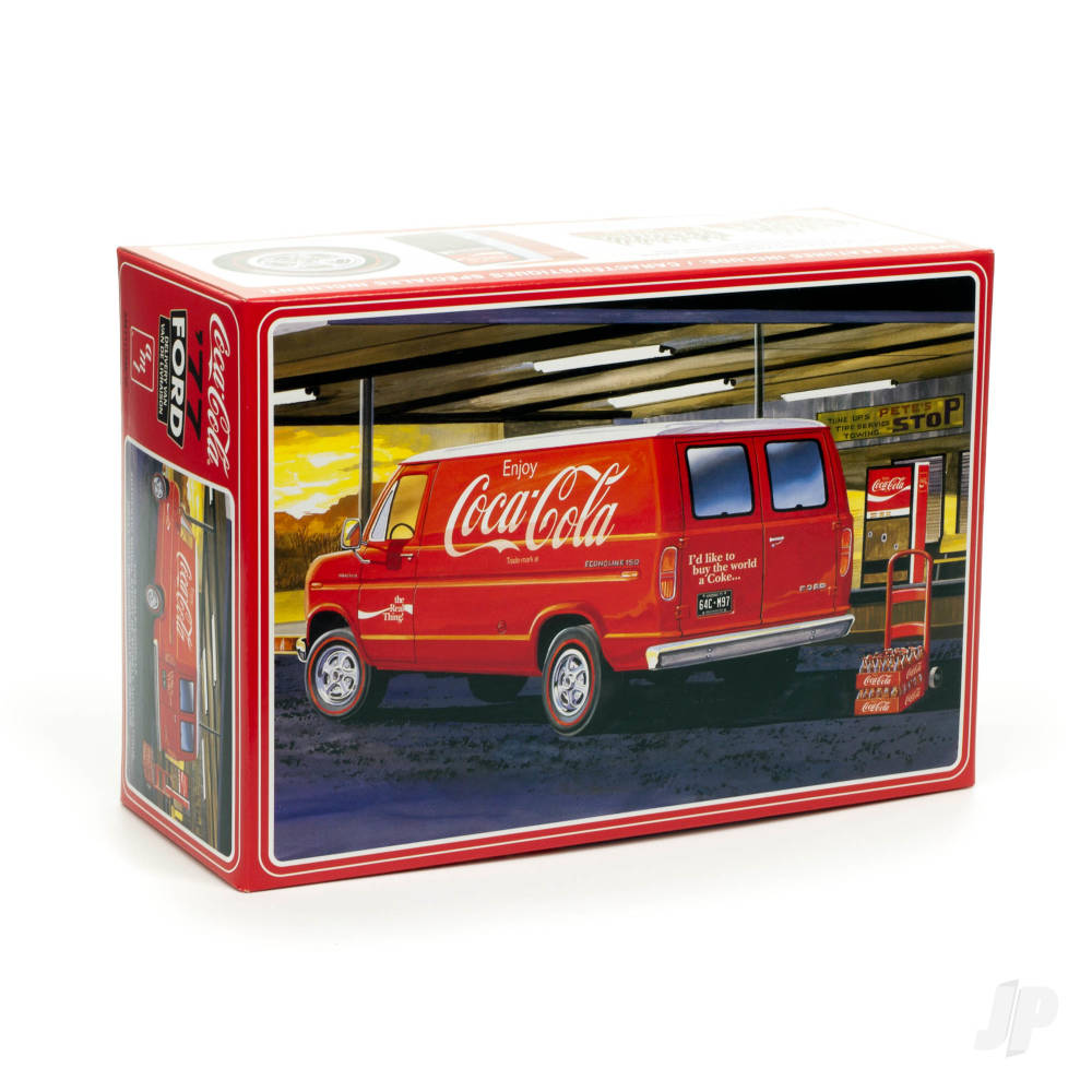 AMT 1173 1977 Ford Van w/Vending Machine (Coca-Cola) 2T 1:25 Model Kit
