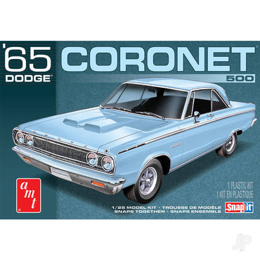 AMT 1176 1965 Dodge Coronet (Snap) 2T 1:25 Model Kit