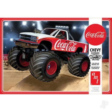 AMT 1184 1988 Chevy Silverado Monster Truck (Coca-Cola) 1:25 Model Kit