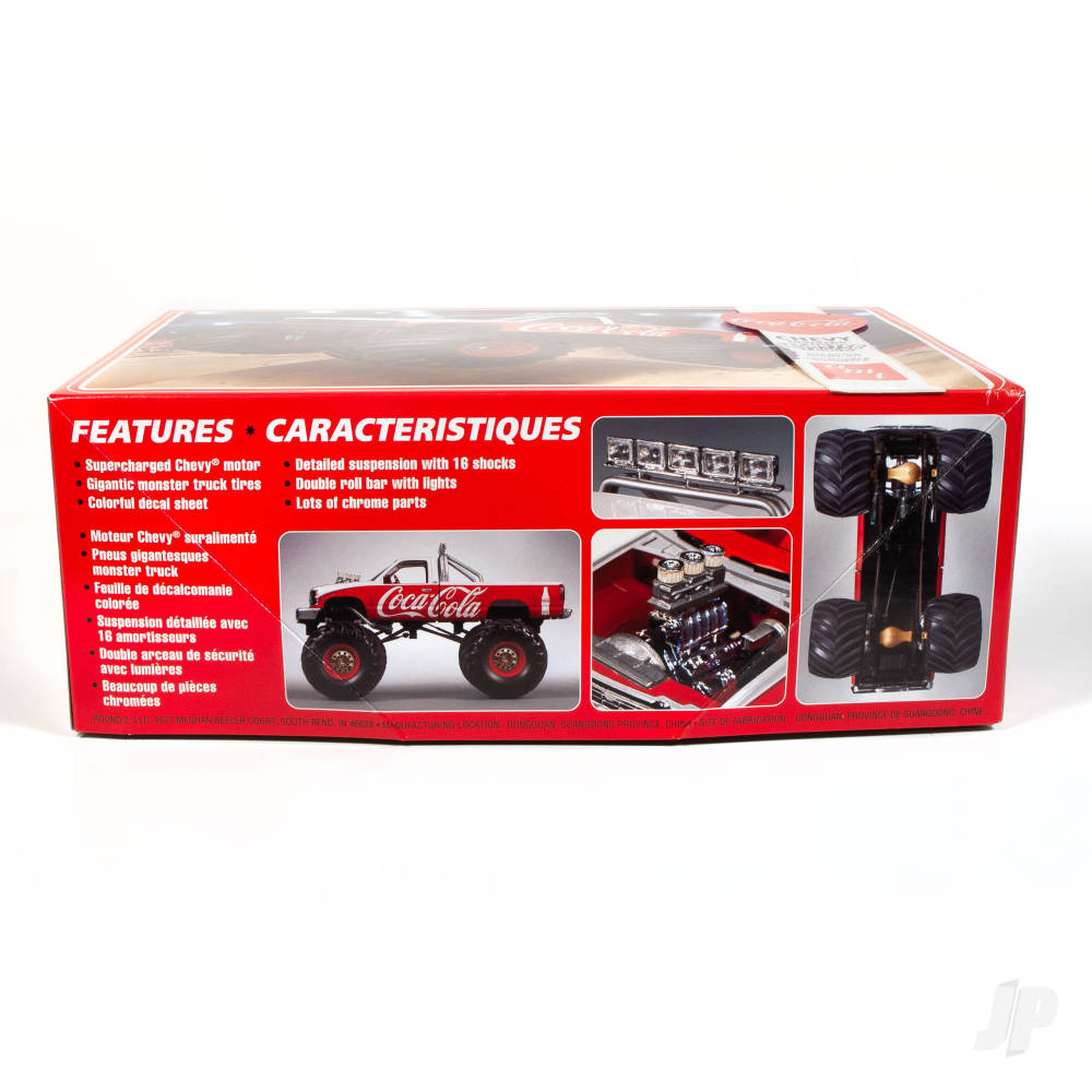 AMT 1184 1988 Chevy Silverado Monster Truck (Coca-Cola) 1:25 Model Kit