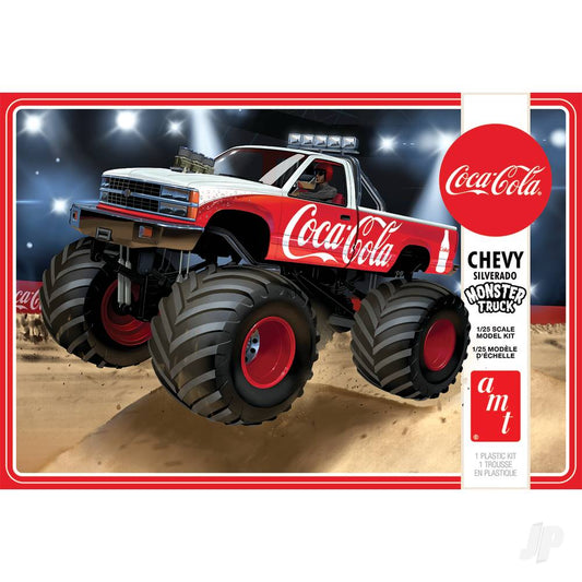 AMT 1184 1988 Chevy Silverado Monster Truck (Coca-Cola) 1:25 Model Kit