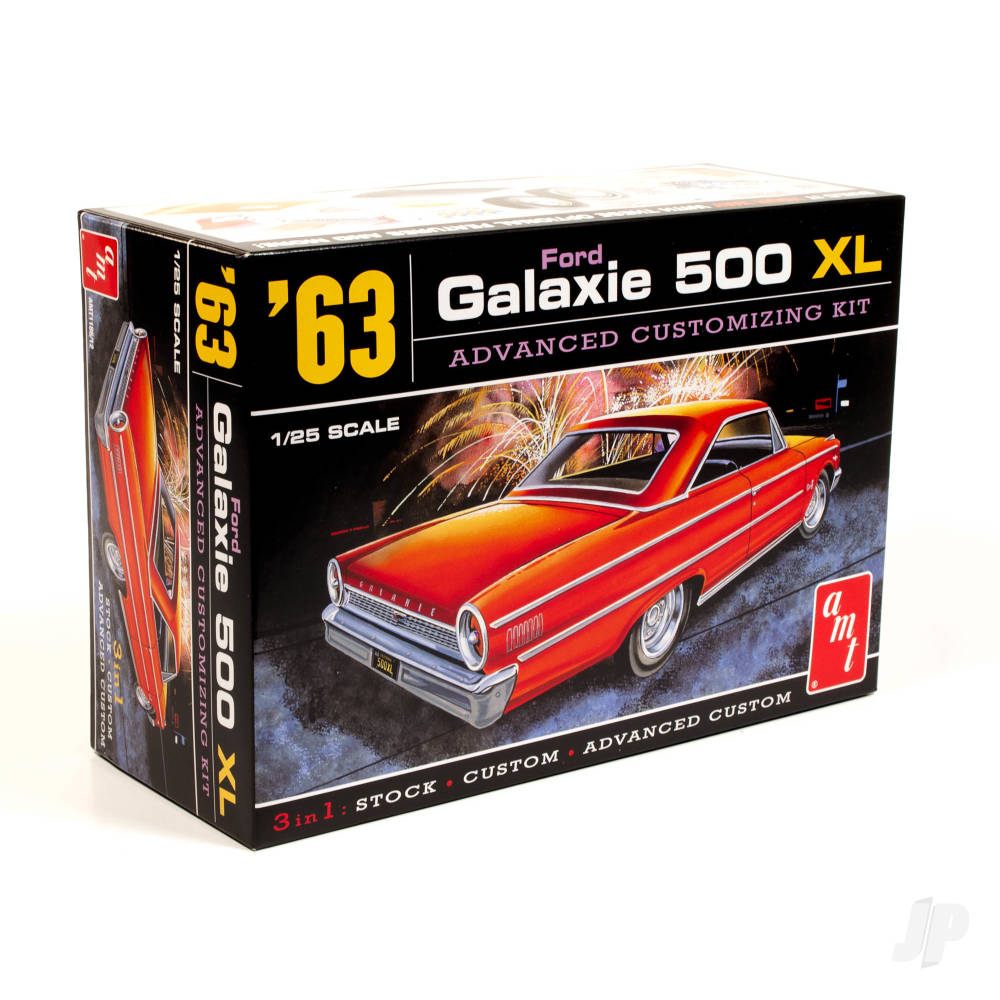AMT 1186 1963 Ford Galaxie 1:25 Model Kit