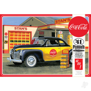 AMT 1197 1941 Plymouth Coupe (Coca-Cola) 2T 1:25 Model Kit