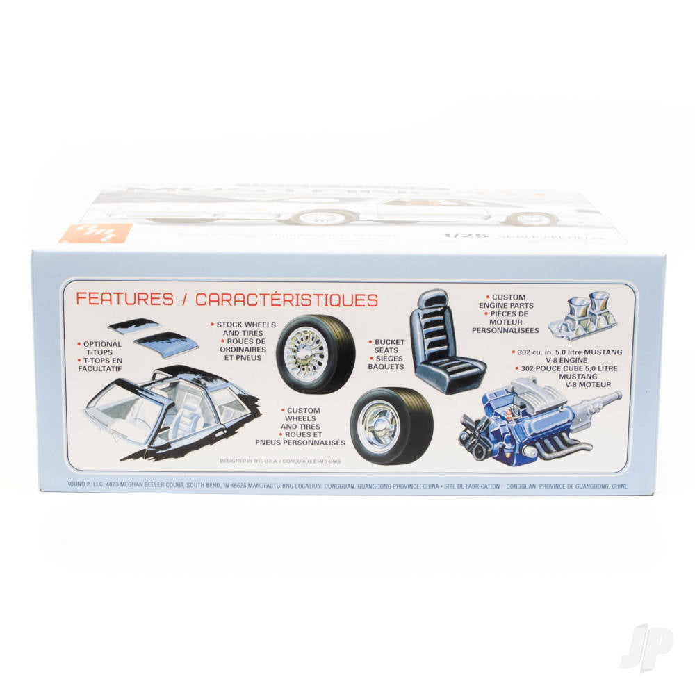 AMT 1216 1988 Ford Mustang 2T 1:25 Plastic Model Kit