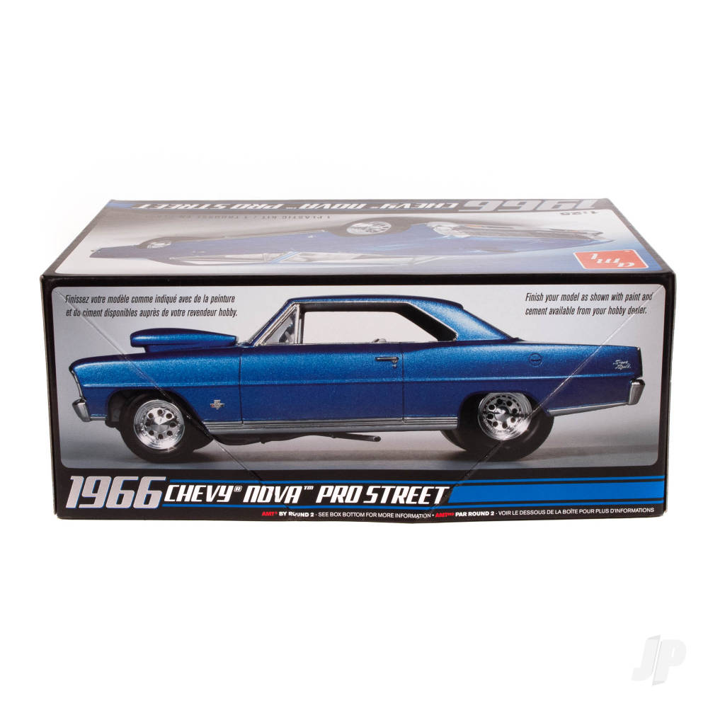 AMT 636 1966 Chevy Nova Pro Street 1:25 Model Kit