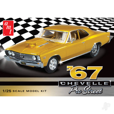 AMT 876M 1967 Chevy Chevelle Pro Street 1:25 Model Kit