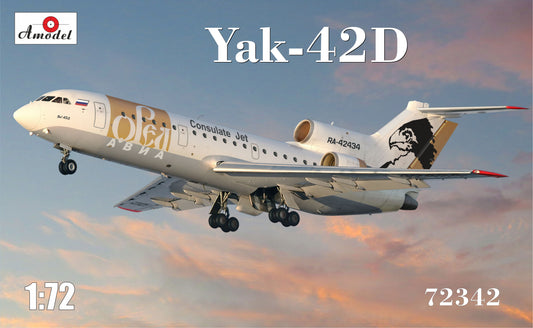 A-Model 72342 Yakovlev Yak-42D Consulate Jet Resin/Plastic Kit 1:72