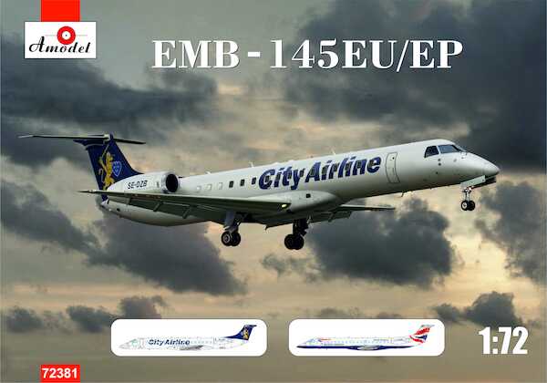 A-Model AMU72381 1:72 Embraer EMB-145EU/EP City Airline