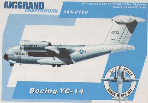Anigrand Craftswork ANIG2100 1:72 Boeing YC-14 Advanced medium STOL transport