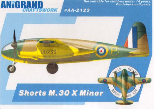 Anigrand Craftswork ANIG2123 1:72 Miles M.30 X Minor