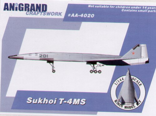 Anigrand 4020 Sukhoi T-4MS VG + MiG Ferret/Blackghost/T-59 1:144